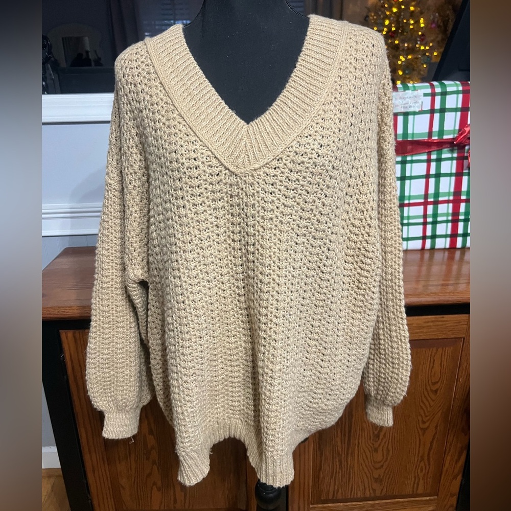 So-Women’s Cozy Knit V-Neck Sweater